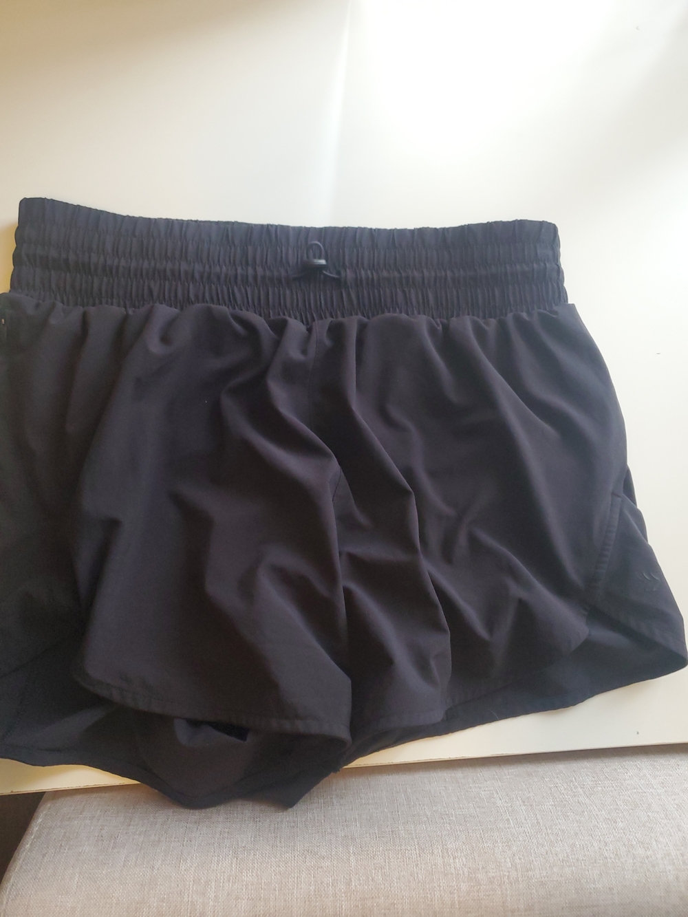 all in motion Black Lightweight Athletic Shorts with Elastic Waist